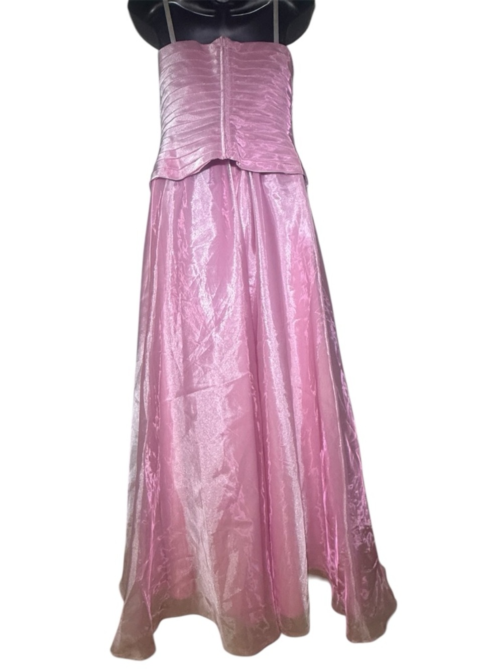Michelangelo Light Pink Two-Piece Prom Dress Formal Size 2 - Picture 4 of 9